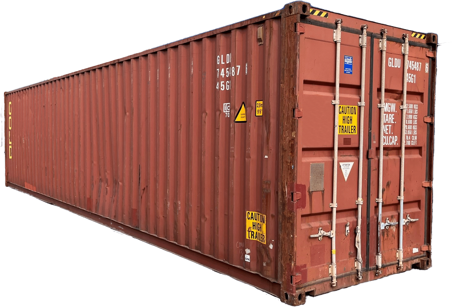 cargozaa 40ft high cube gebruikt